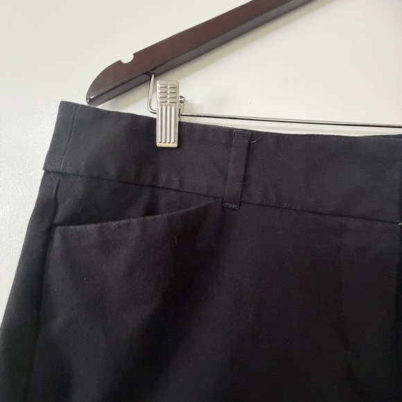 Loft Outlet Black Curvy Skinny Ankle Pants Size 14 - Picture 2 of 11